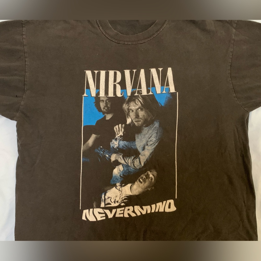 Nirvana Nevermind Vintage T Shirt Album Promo Tee XL Rare Original Extra Large - Picture 3 of 9